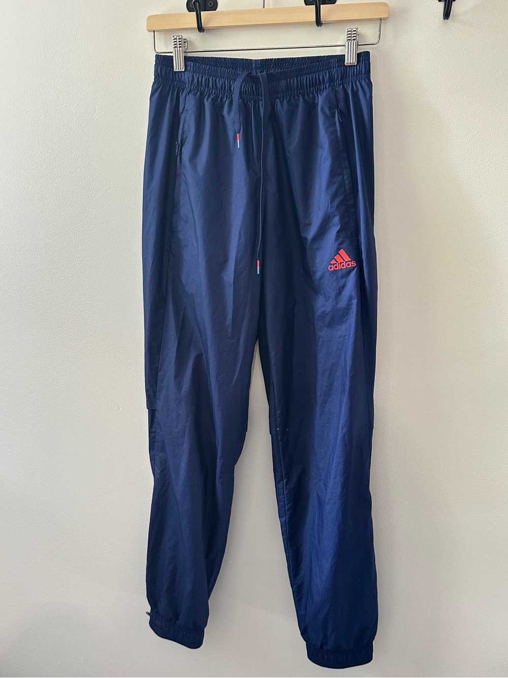 Adidas Navy Joggers Climacool tech.